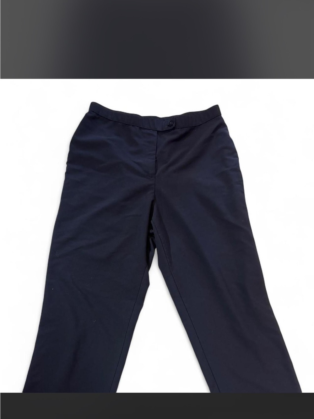 Kim Rodger’s Classic Navy Straight-Leg Pants